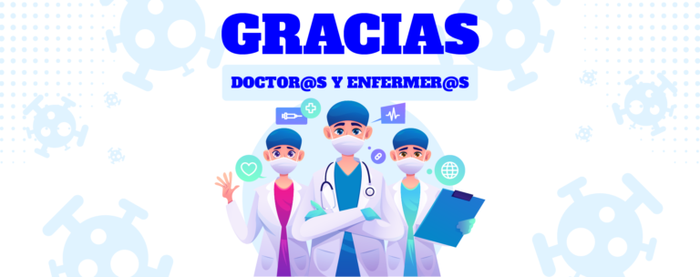 Gracias a todos los doctores y enfermeras que ariesgan todo por nosotros